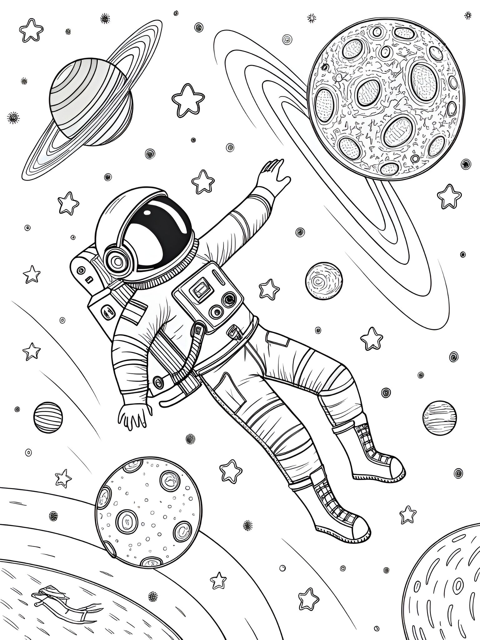 UFO & Alien Coloring